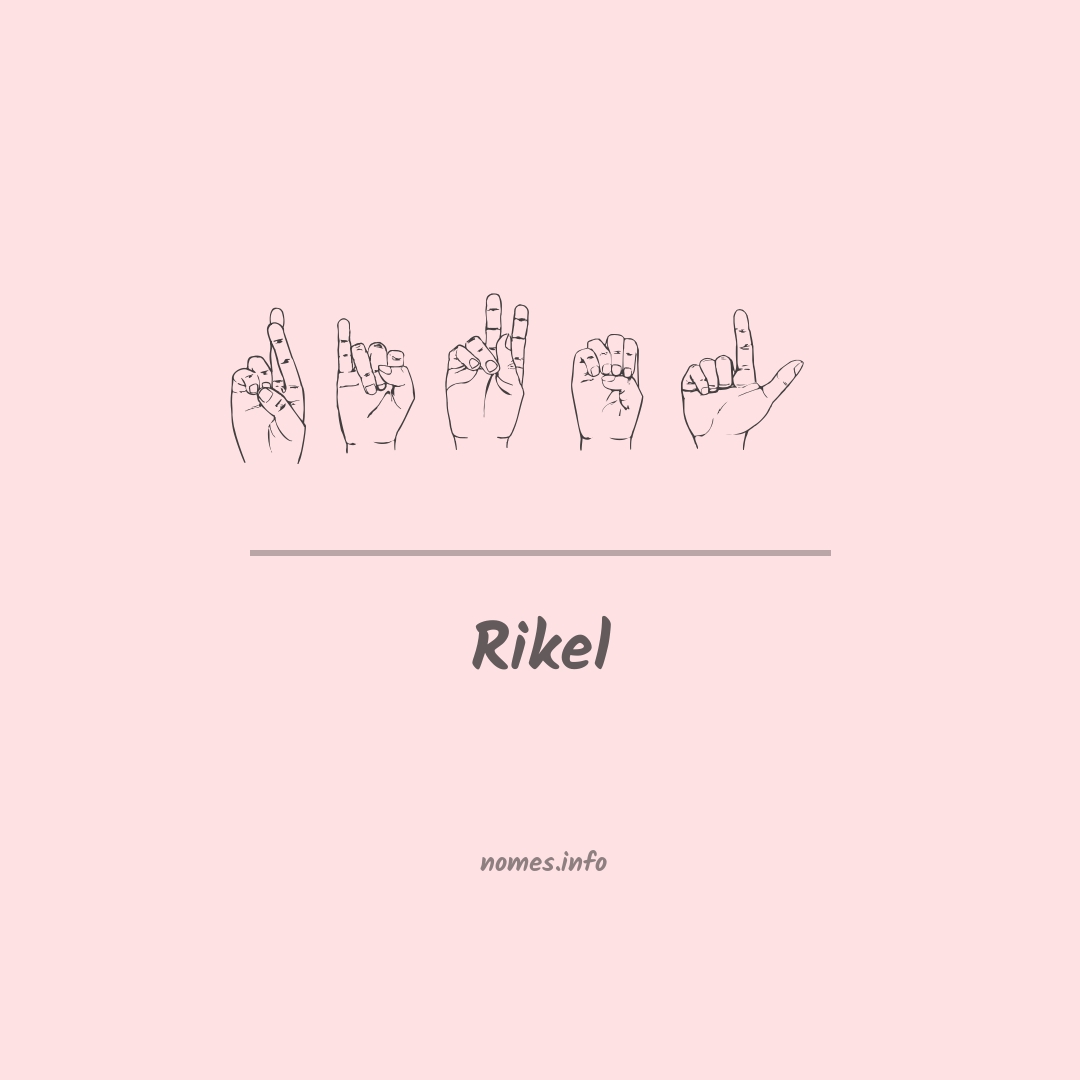 Rikel em Libras