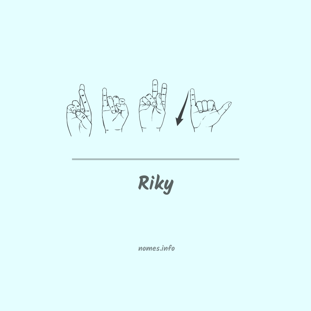 Riky em Libras