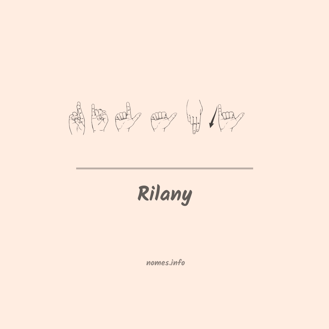 Rilany em Libras