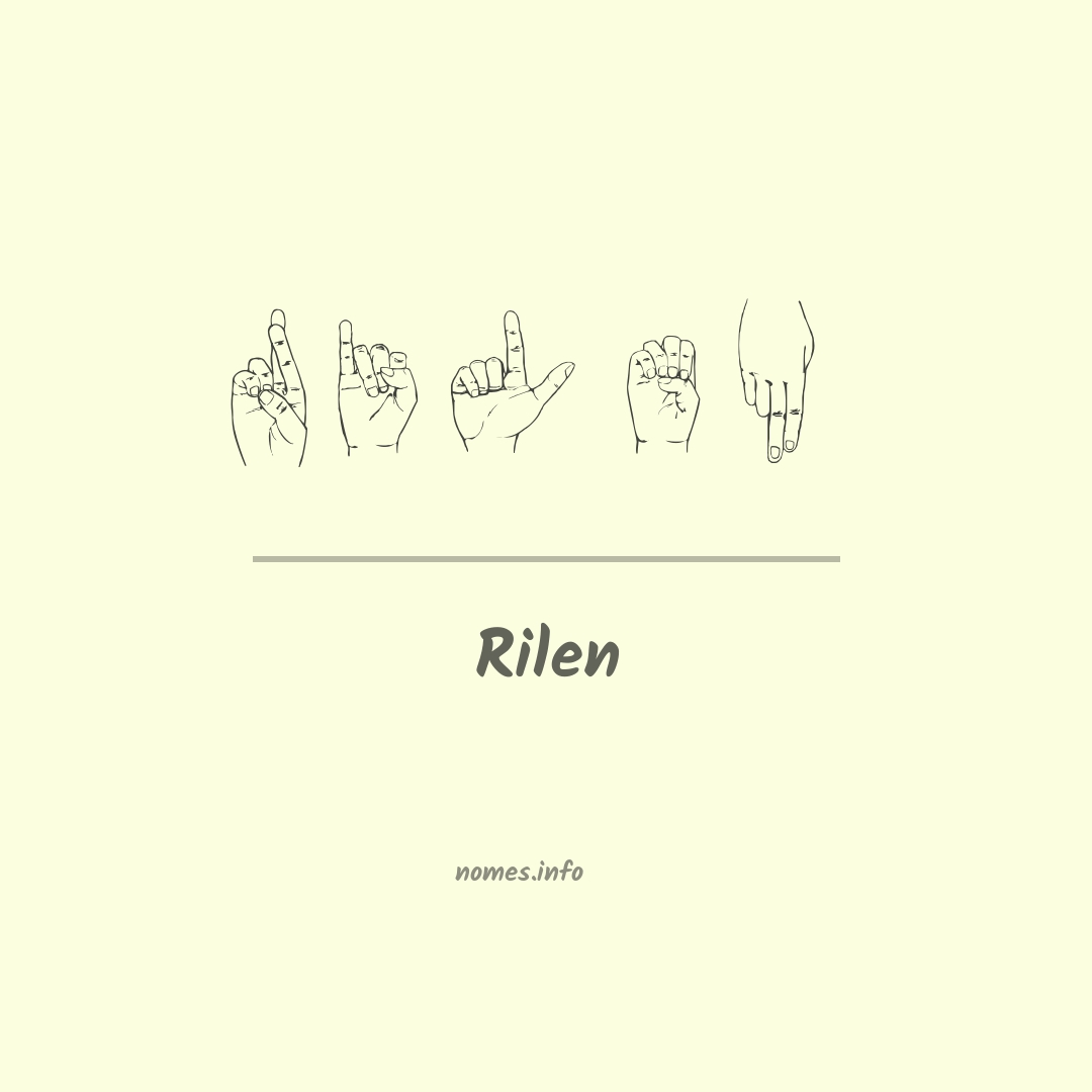 Rilen em Libras