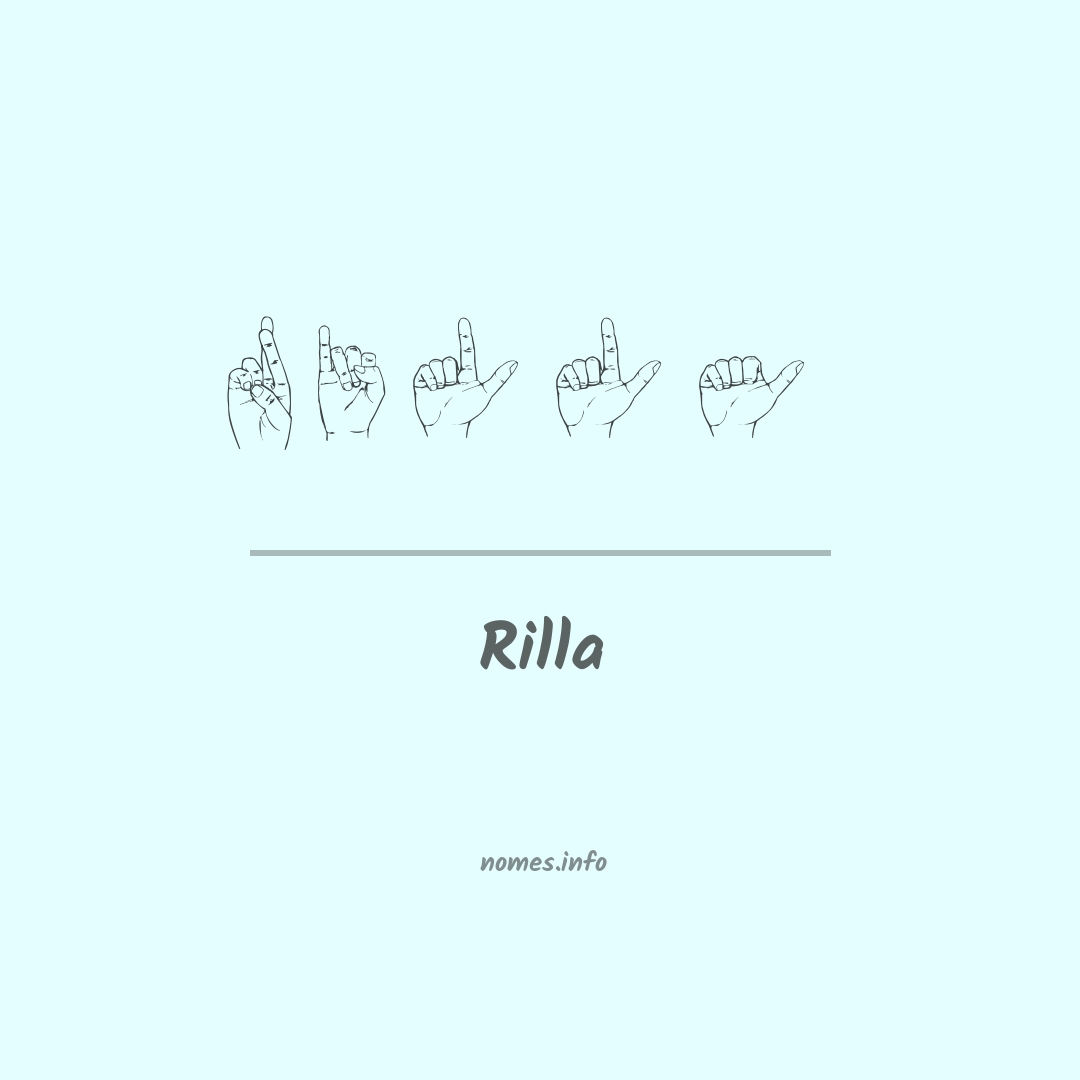 Rilla em Libras