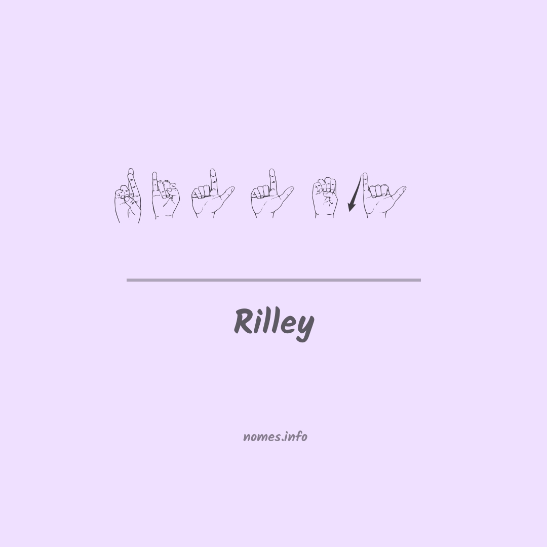 Rilley em Libras Rilley em Libras