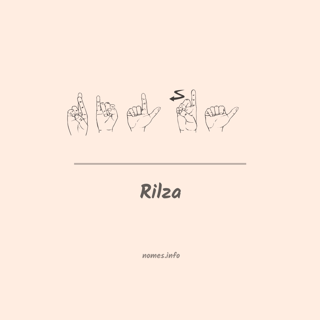 Rilza em Libras