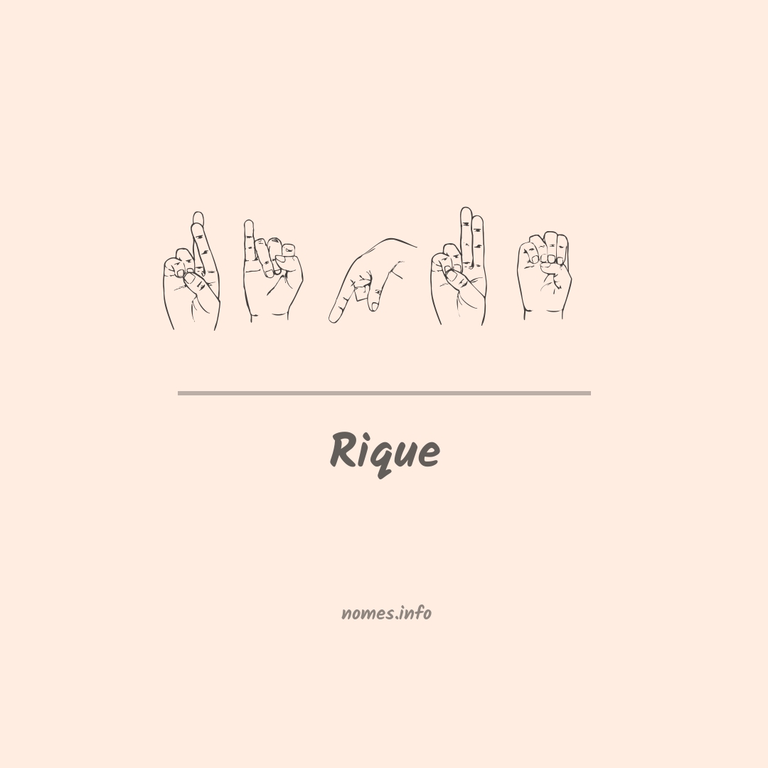 Rique em Libras