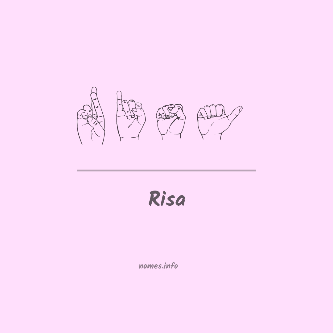 Risa em Libras