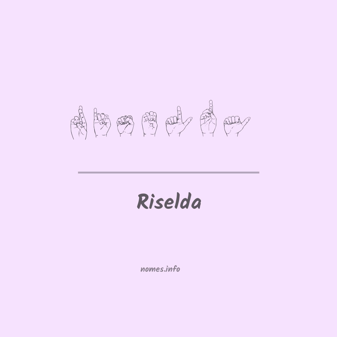 Riselda em Libras