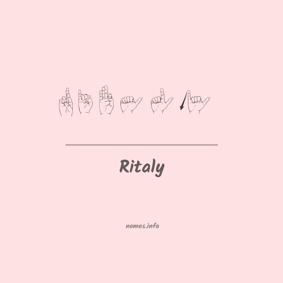 Ritaly em Libras