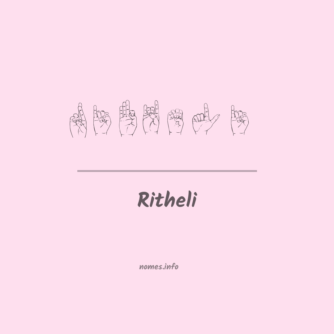 Ritheli em Libras