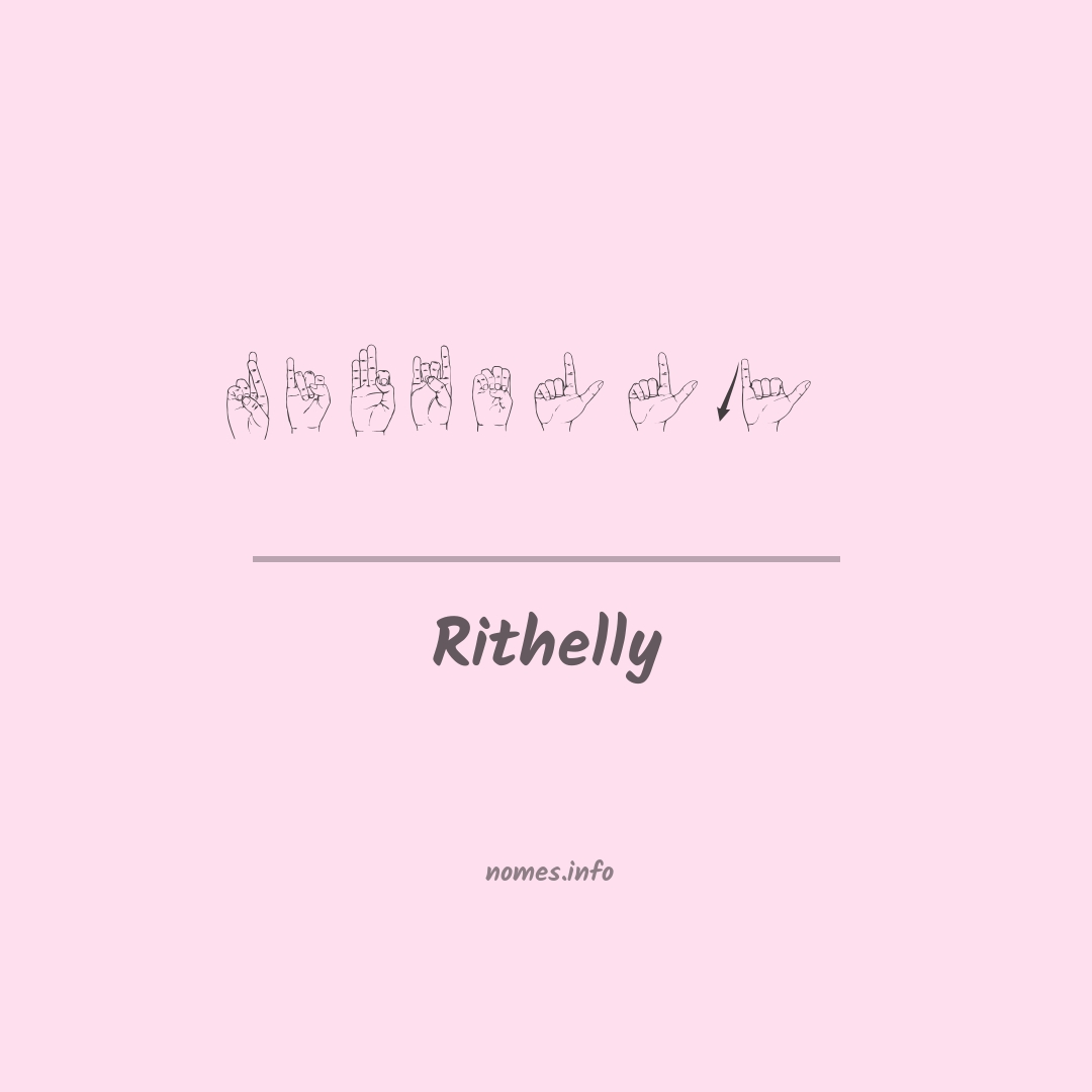 Rithelly em Libras