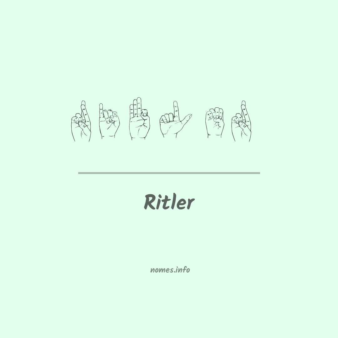 Ritler em Libras