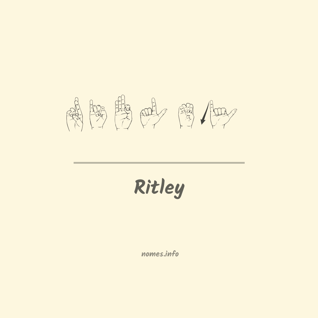 Ritley em Libras