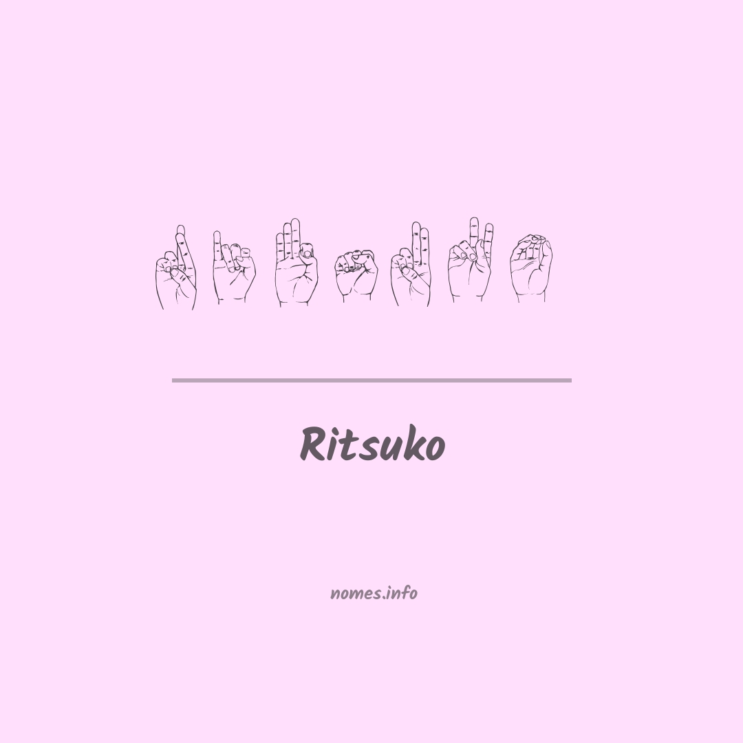 Ritsuko em Libras