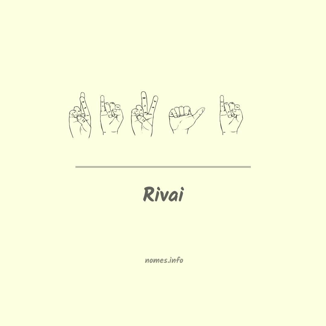 Rivai em Libras