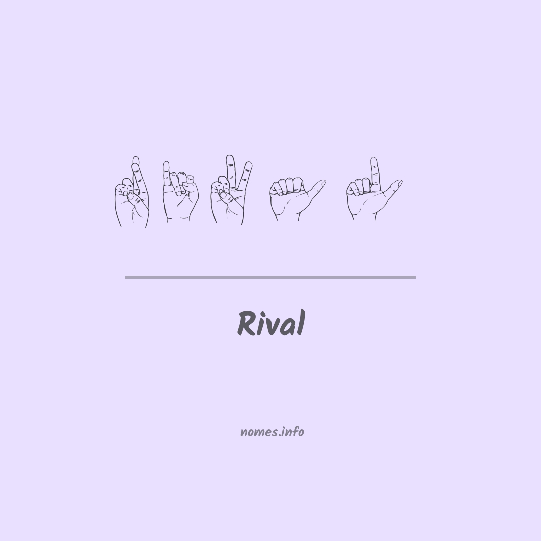 Rival em Libras