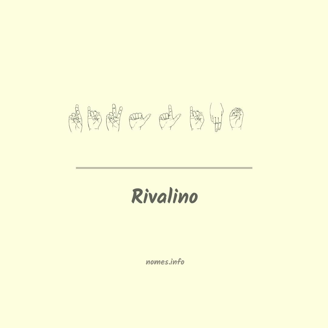 Rivalino em Libras