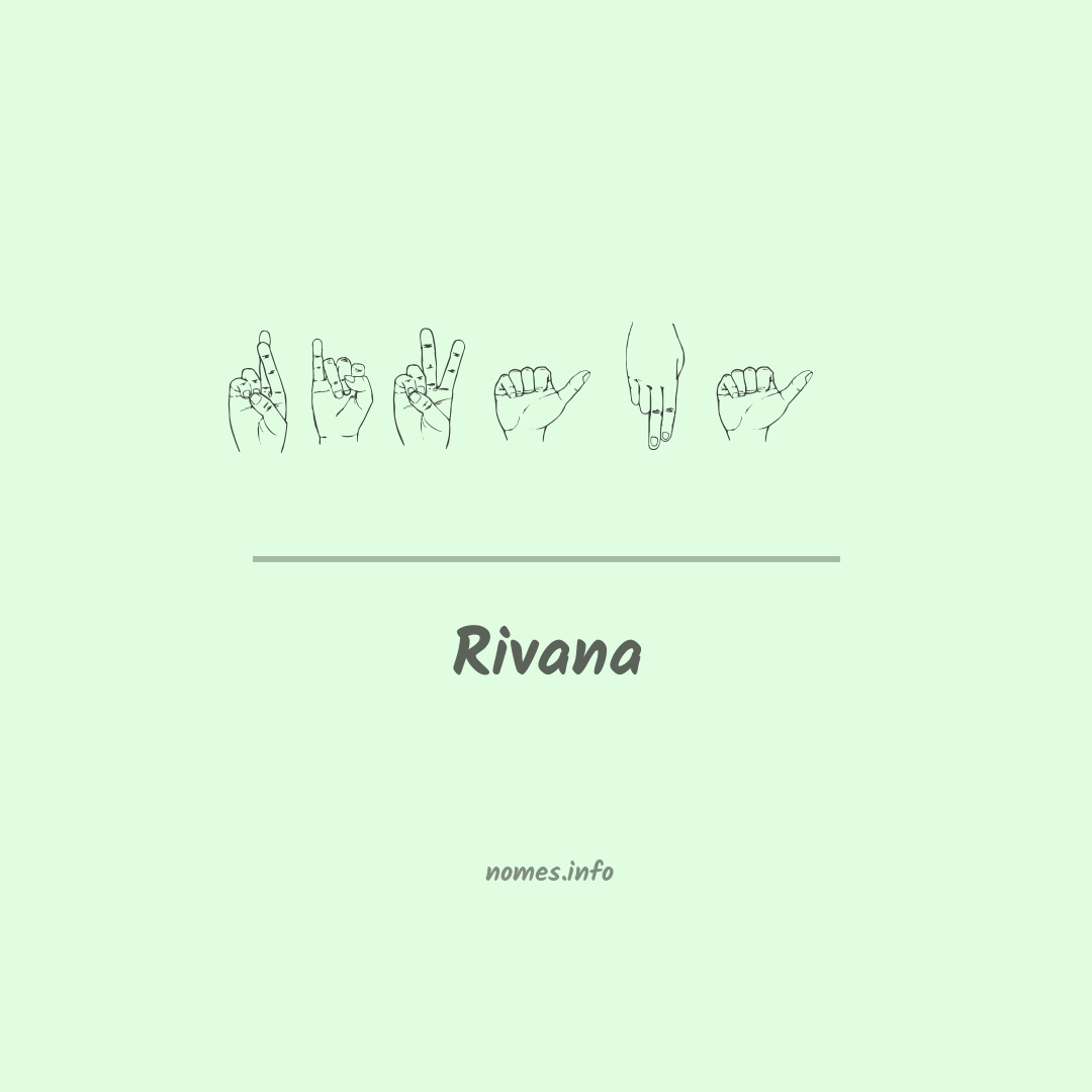 Rivana em Libras