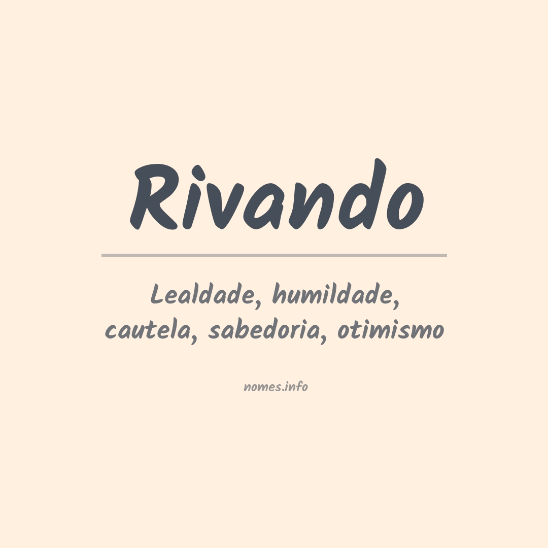 Significado do nome Rivando