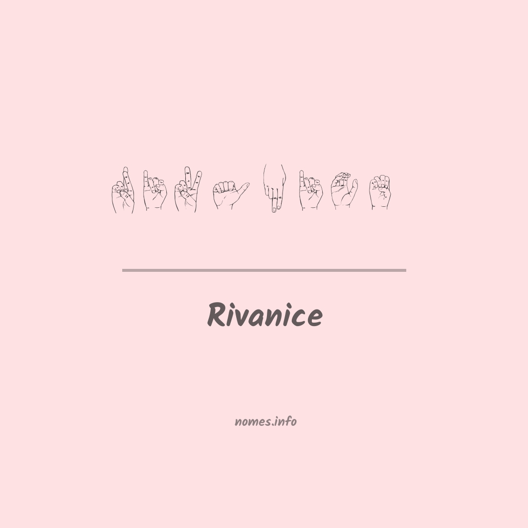 Rivanice em Libras