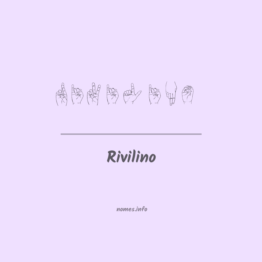 Rivilino em Libras Rivilino em Libras