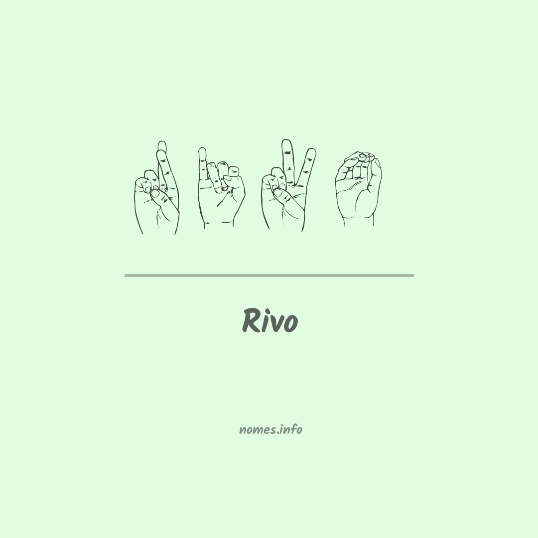 Rivo em Libras