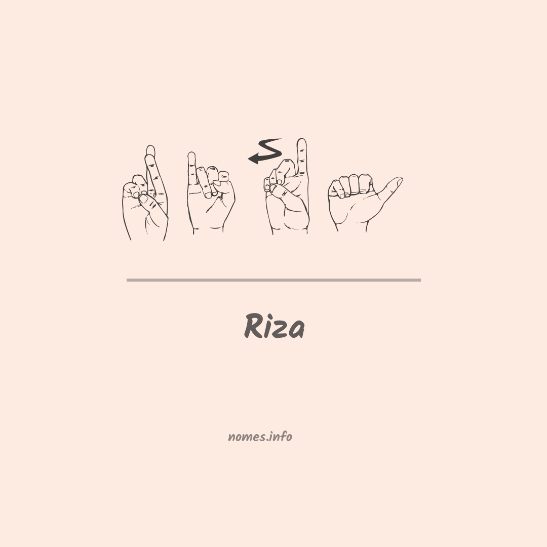 Riza em Libras Riza em Libras