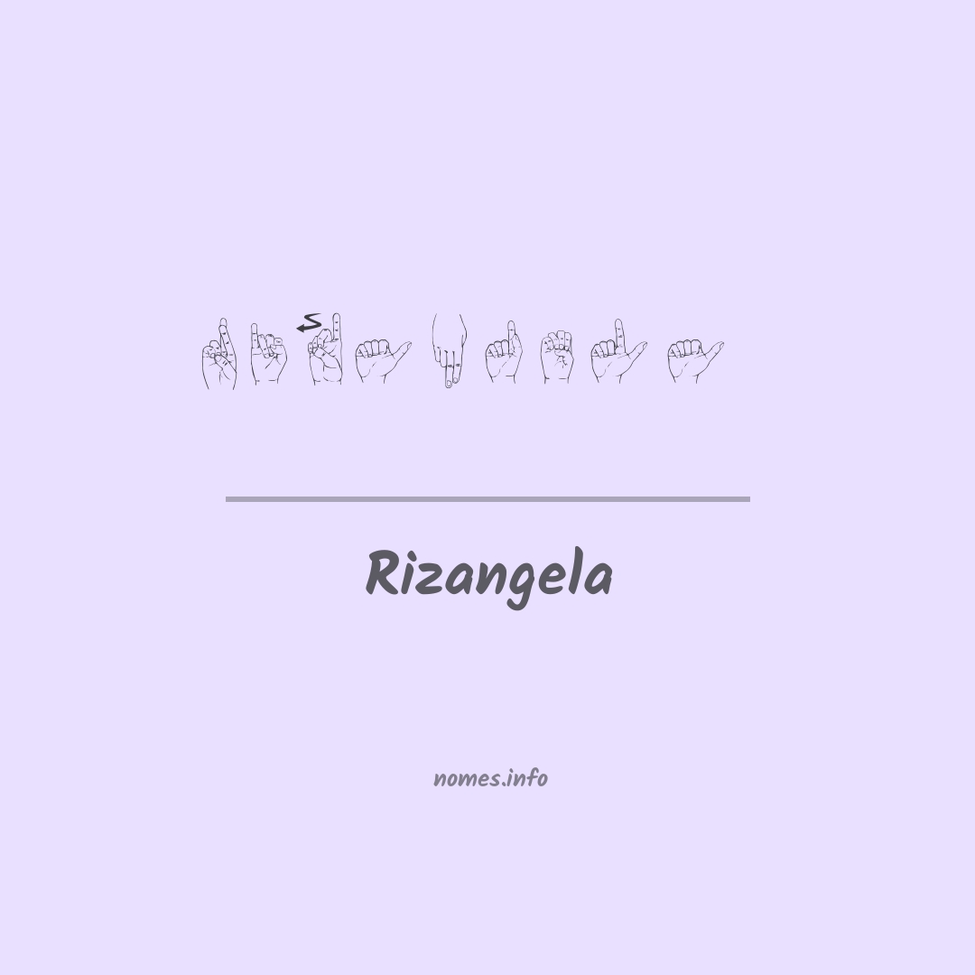 Rizangela em Libras