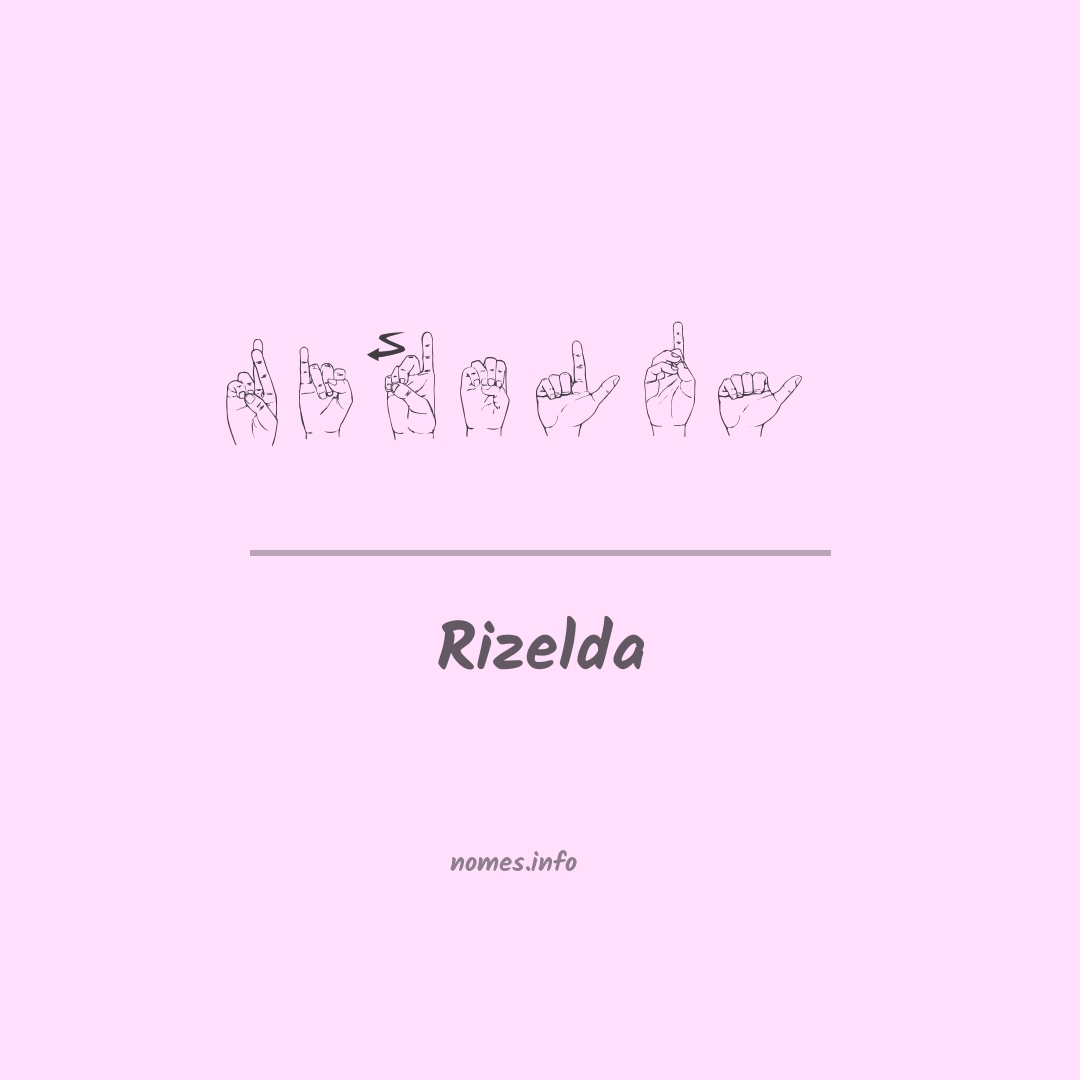Rizelda em Libras