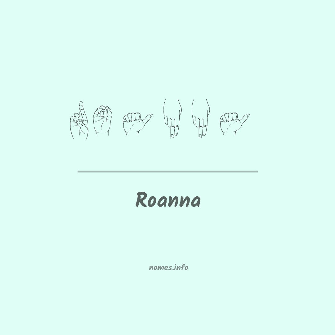 Roanna em Libras