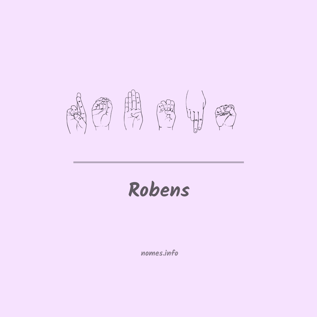 Robens em Libras