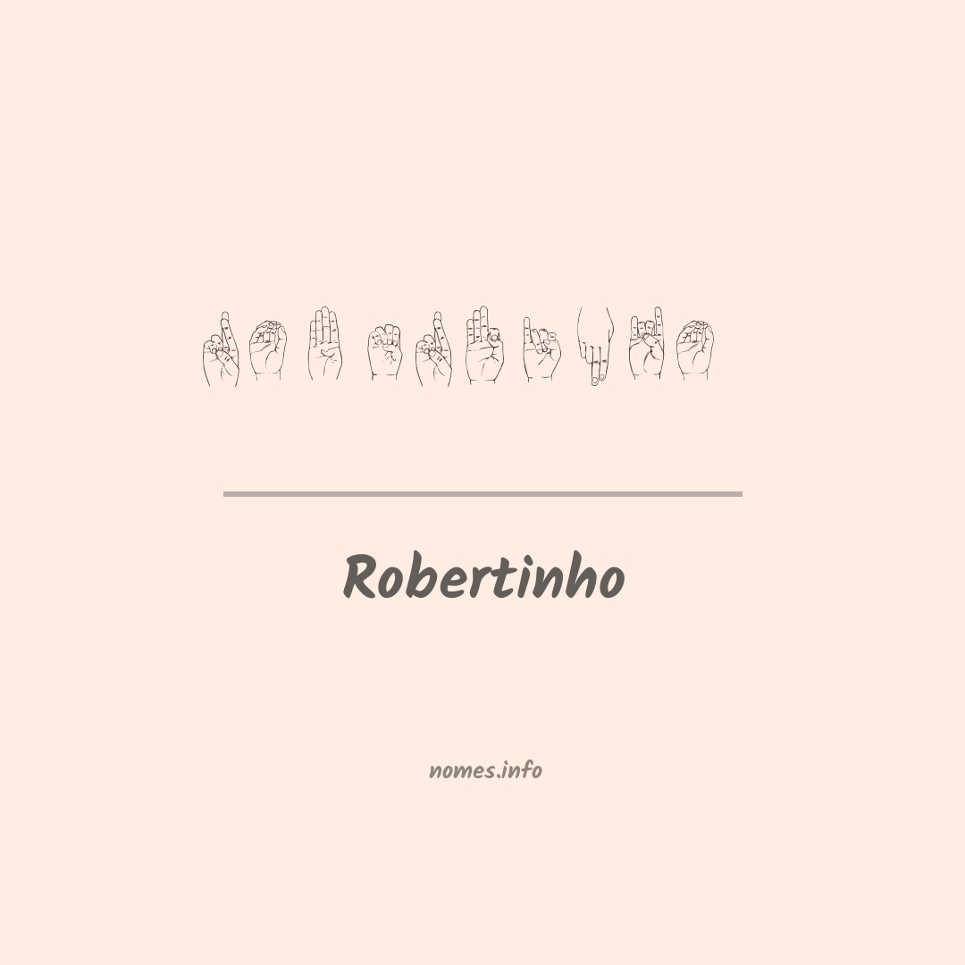 Robertinho em Libras