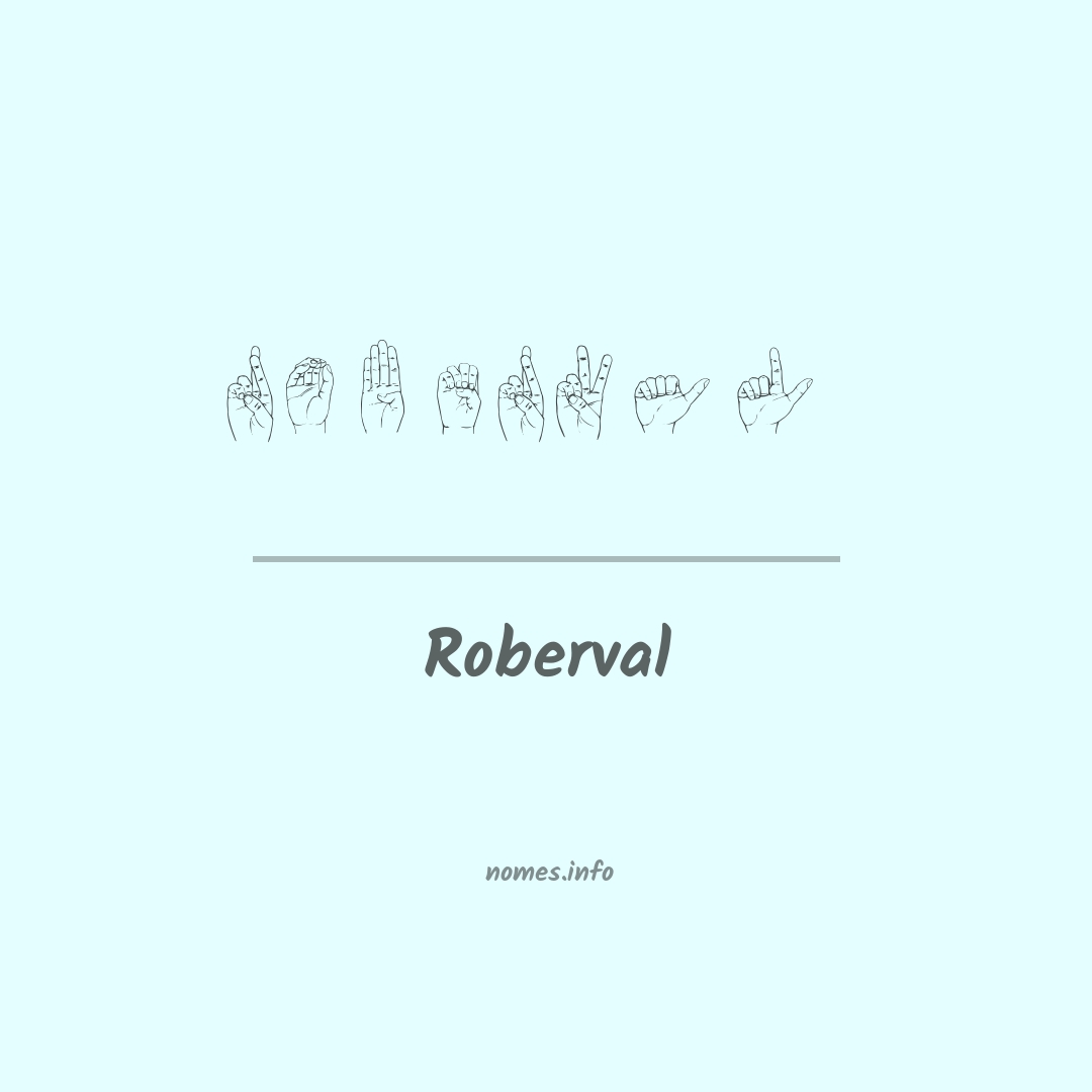 Roberval em Libras