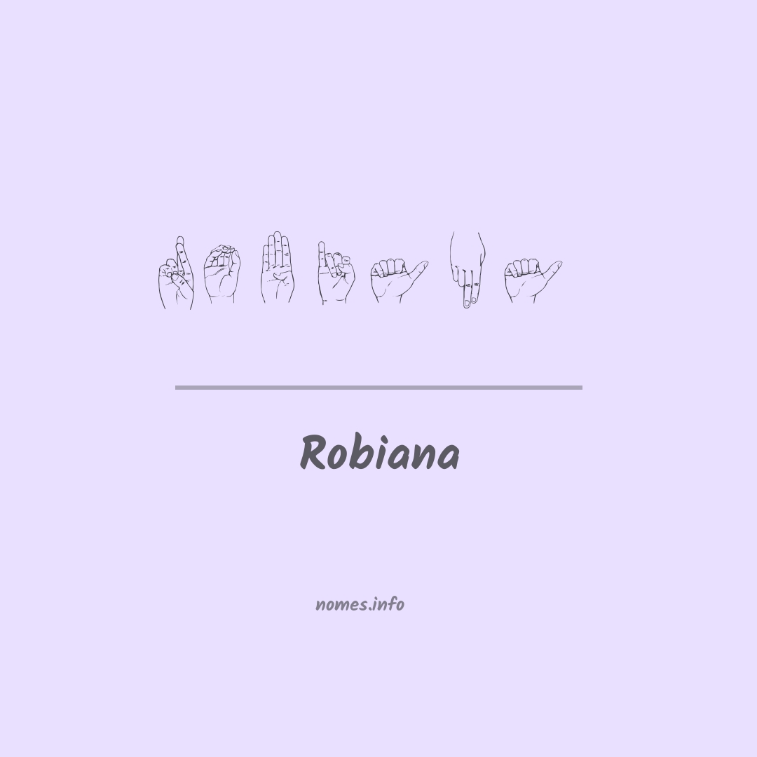 Robiana em Libras