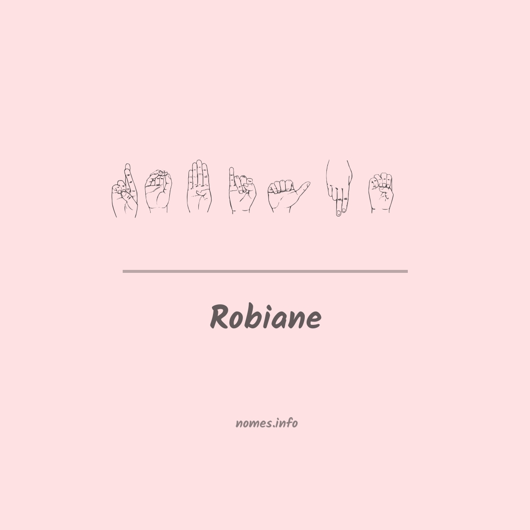 Robiane em Libras