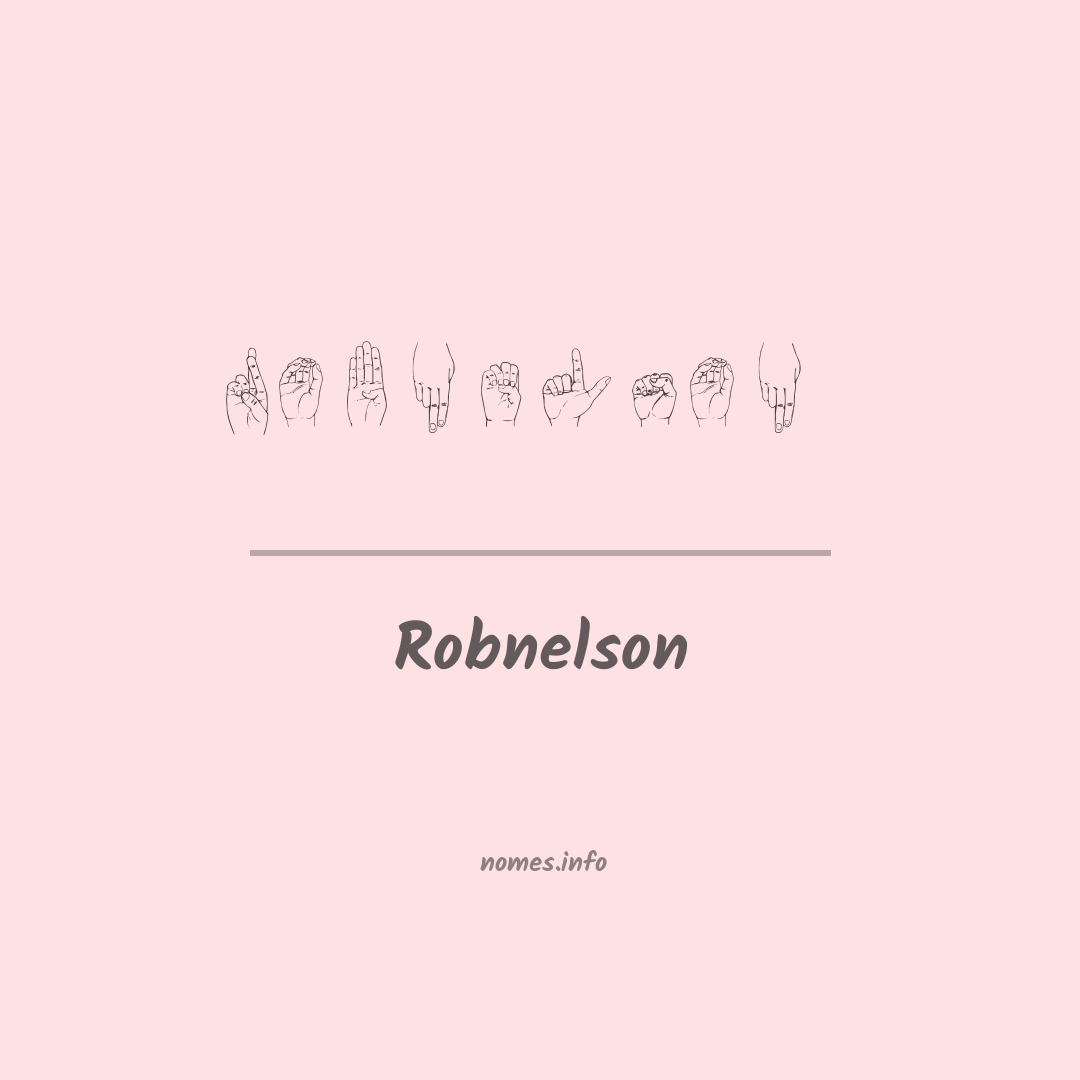 Robnelson em Libras