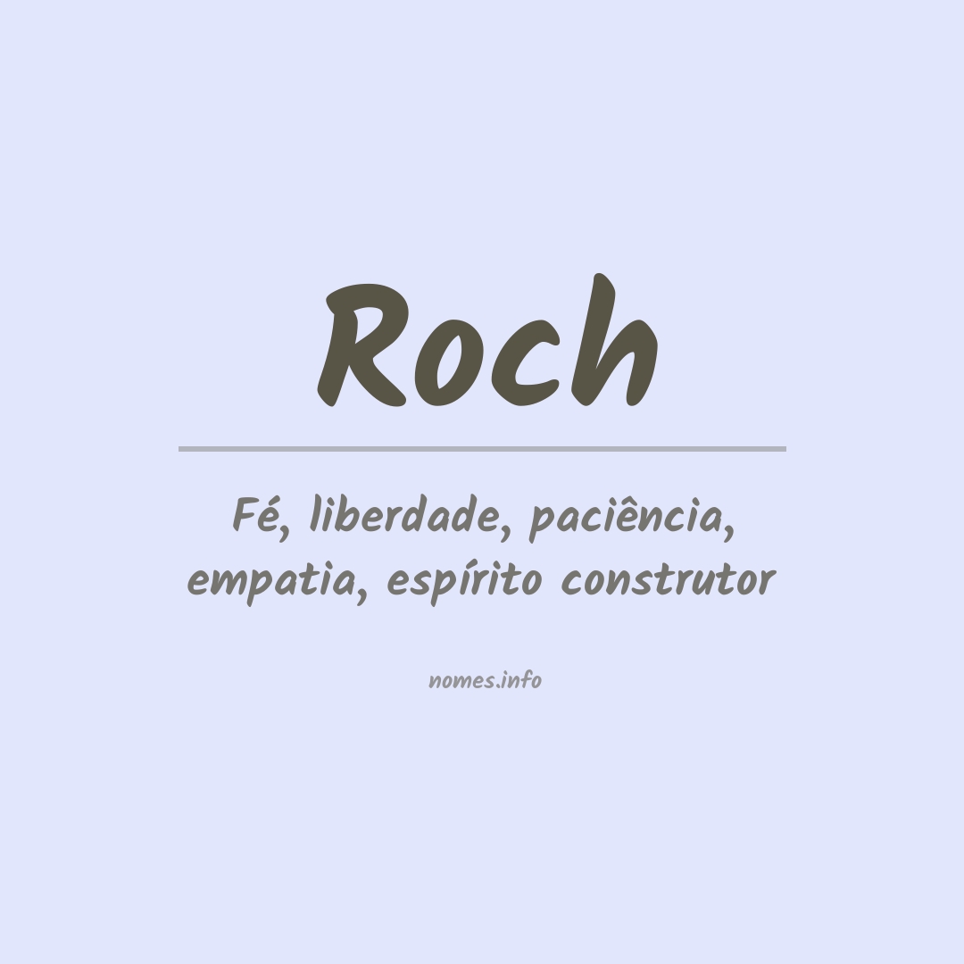 Significado do nome Roch