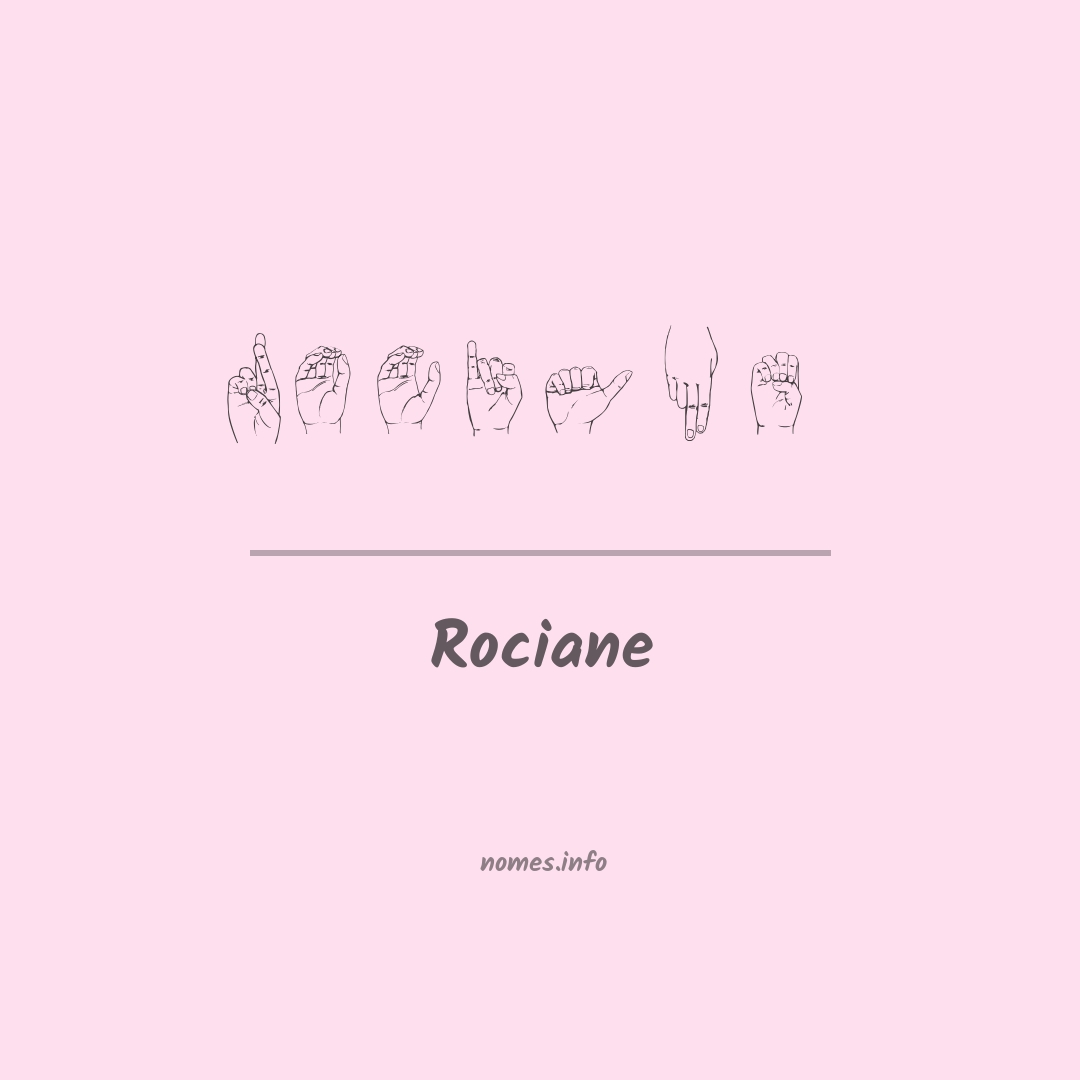 Rociane em Libras