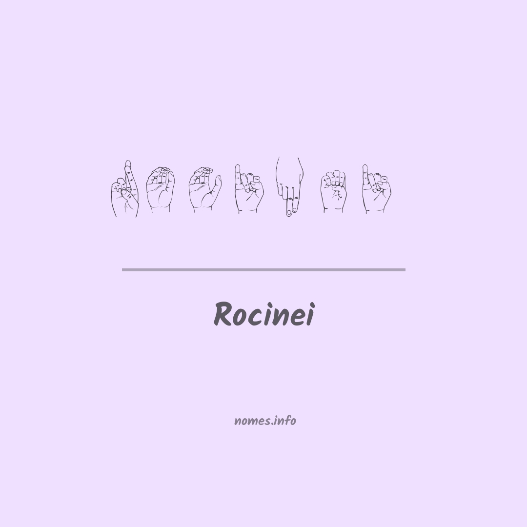 Rocinei em Libras