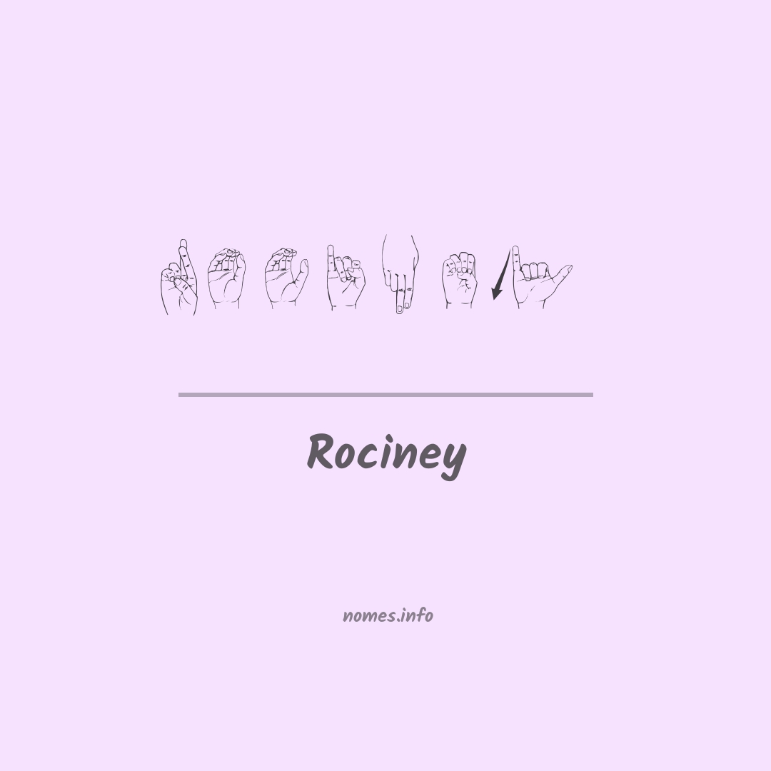 Rociney em Libras