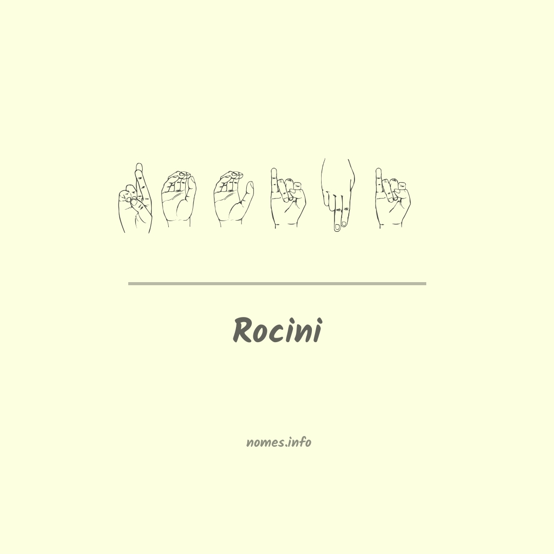 Rocini em Libras