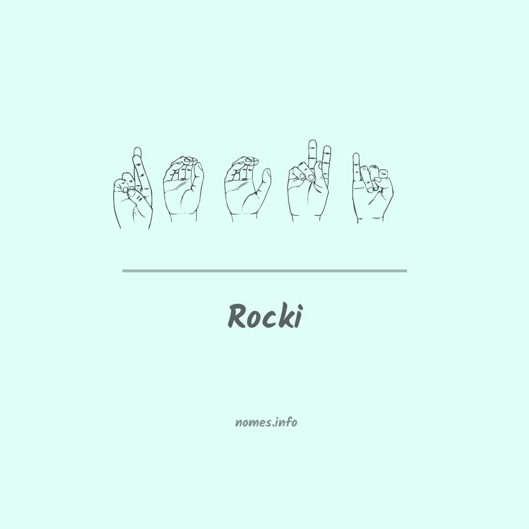 Rocki em Libras
