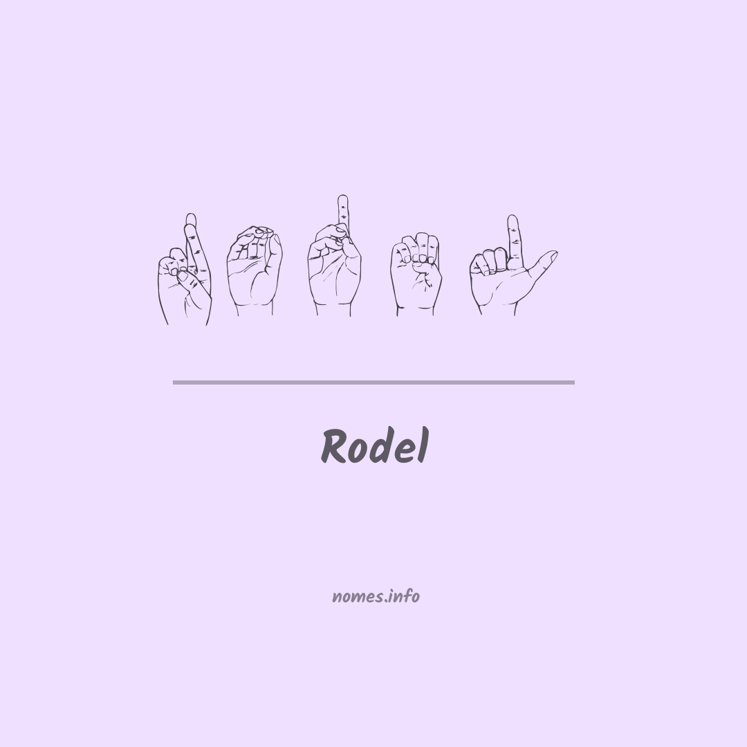 Rodel em Libras