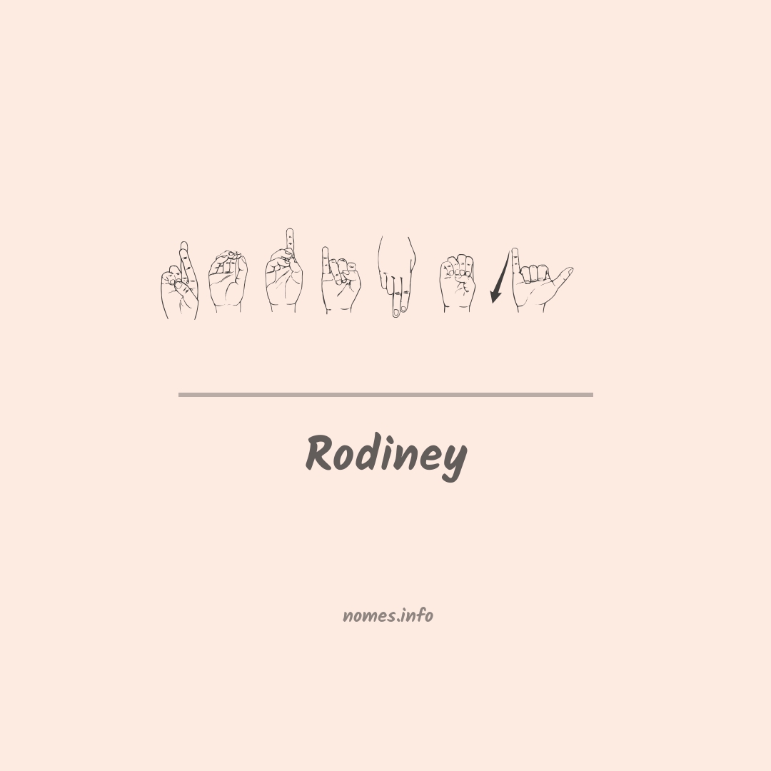Rodiney em Libras