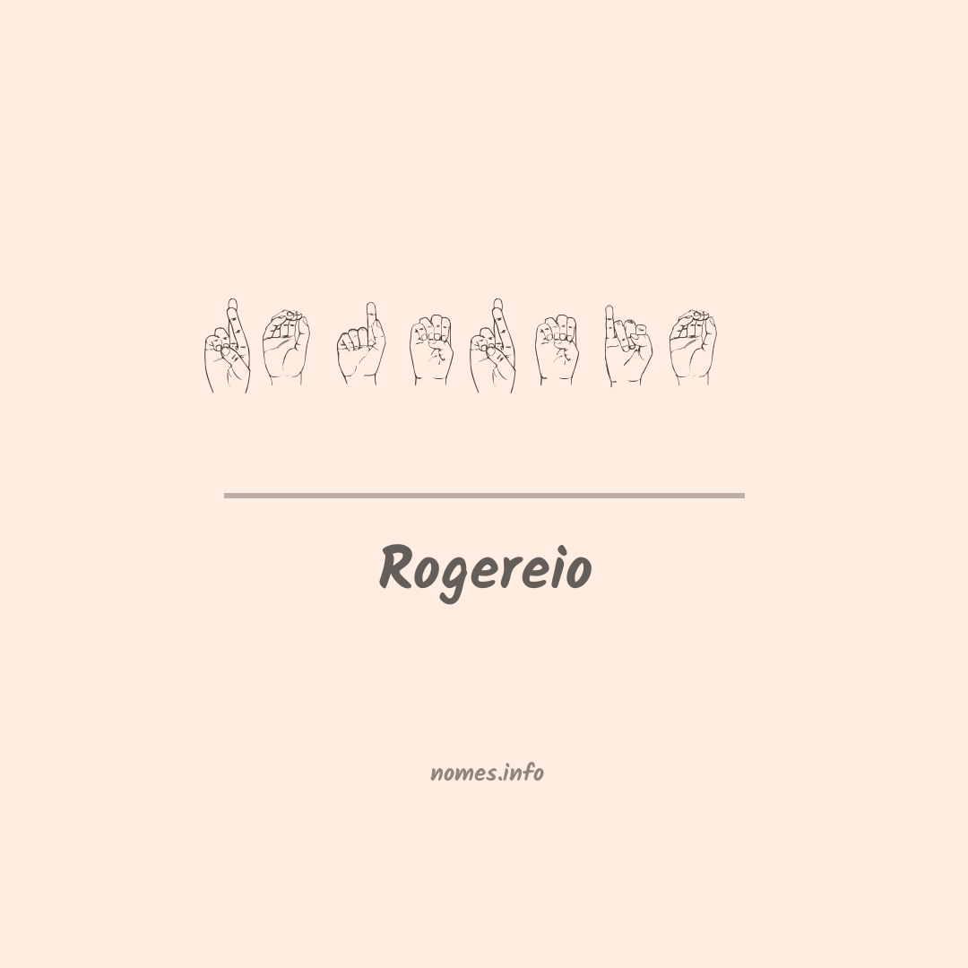Rogereio em Libras
