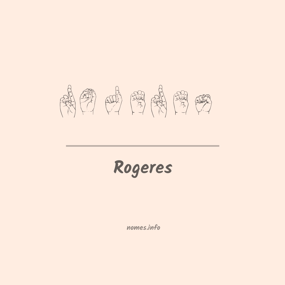 Rogeres em Libras