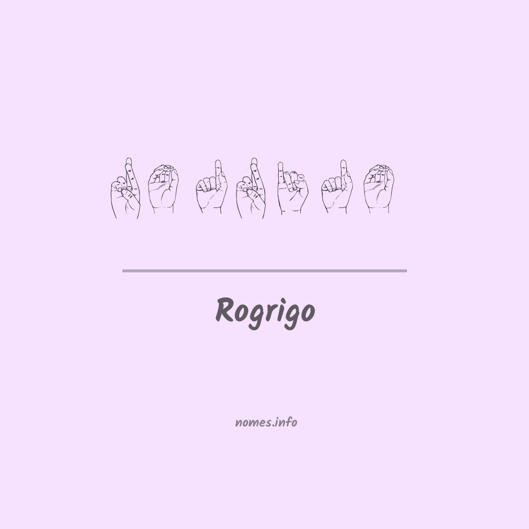 Rogrigo em Libras