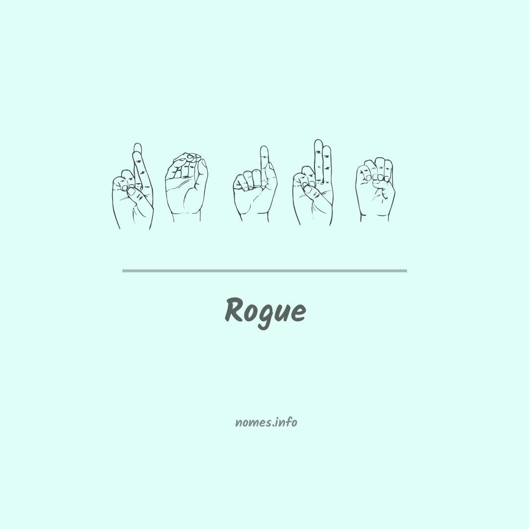 Rogue em Libras