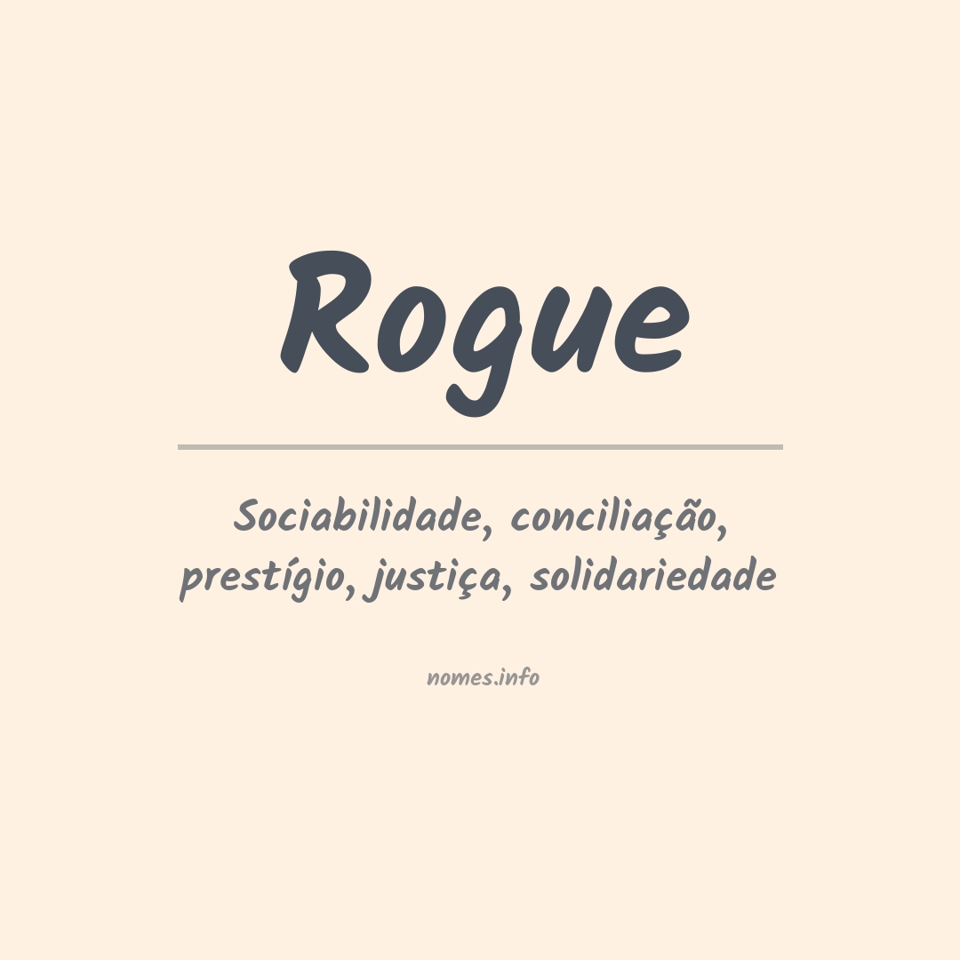 ROGUE definição e significado