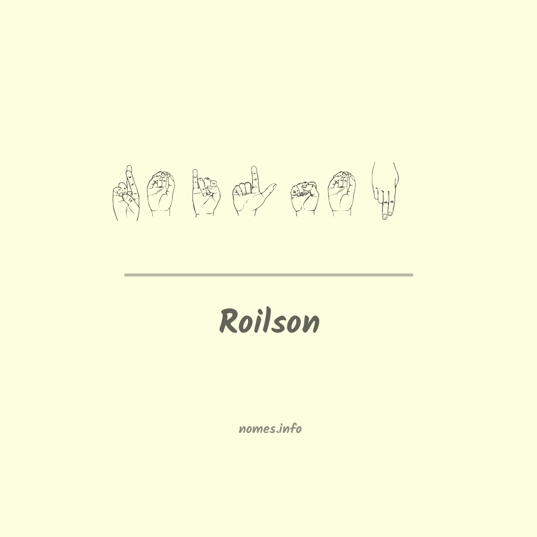 Roilson em Libras