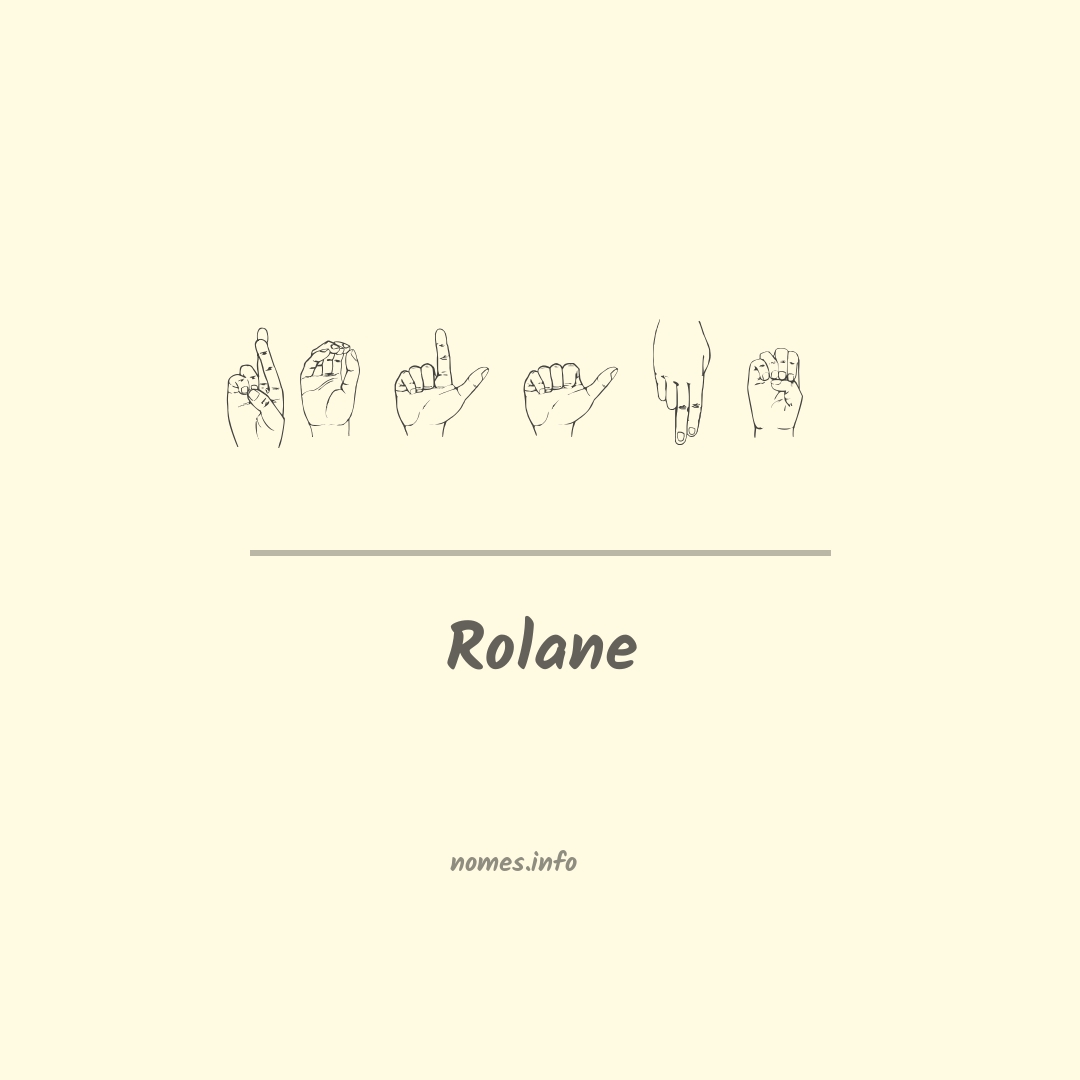 Rolane em Libras
