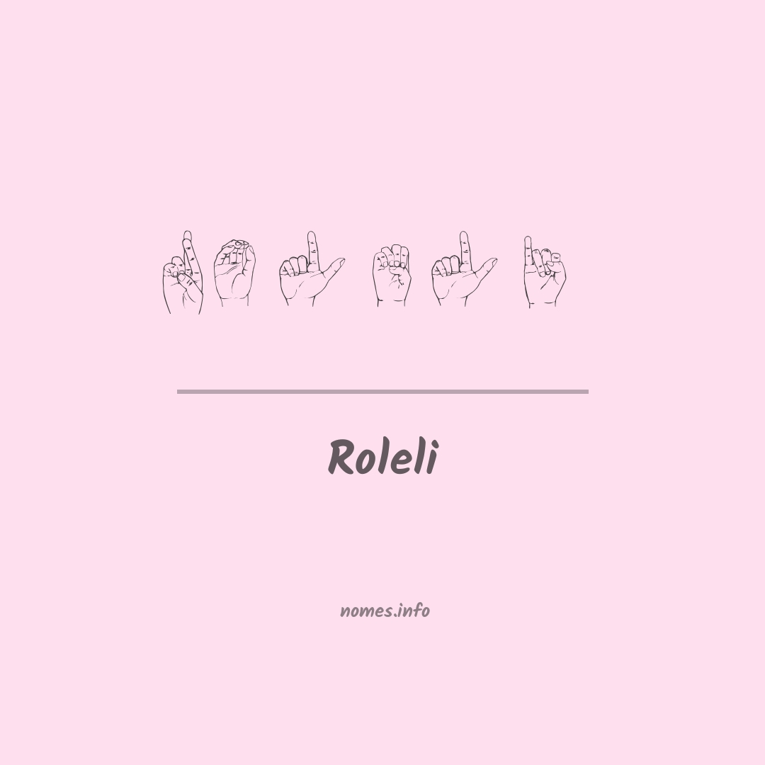 Roleli em Libras Roleli em Libras